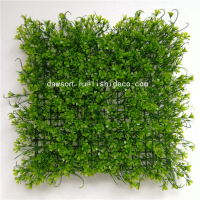 Wholesale Artificial greenery boxwood panel decoration garden ornaments artificial boxwood mat roll